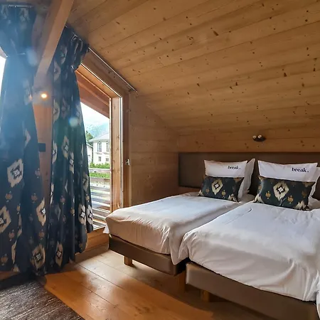 Шале Chalet Contemporain Face Au Mont-Blanc